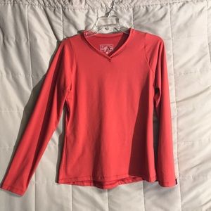 Stretchy soft riding shirt equestrian red tack